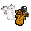 Christmas Reindeer Metal Stainless Steel Cookie Cutter - Coo Kie