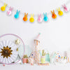 Easter Bunny Dotty Honeycomb Garland Banner