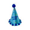 Birthday Boy Blue Pom Pom Hat