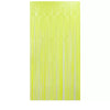 Neon Yellow Foil Door Curtain Backdrop 1M Wide X 2M Long