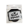 Glitter Gold and Silver Graduation Swirls Decorations.
