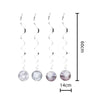 Disco Ball Decorative Swirls  6pk