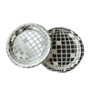 Silver Disco Ball Plates 8pk