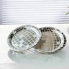 Silver Disco Ball Plates 8pk