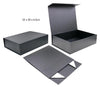 Small 25x20x6.5cm Premium Magnetic Gift Box Black Grazing /Hamper Box