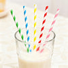50PK Assorted Stripe Paper Straws