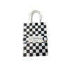 Black & White Checkred Racing Car Paper Bags