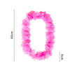 Light Pink Large Petal Tropical Hawaiian Luau Flower Lei Party Wreath