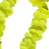 Yellow Large Petal Tropical Hawaiian Luau Flower Lei Party Wreath