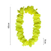Yellow Large Petal Tropical Hawaiian Luau Flower Lei Party Wreath
