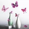 Pink Butterfly Sticker Wall Decoration Cake Topper Balloon Sticker Kit
