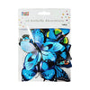 Blue Butterfly Sticker Wall Decoration Cake Topper Balloon Sticker Kit