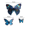 Blue Butterfly Sticker Wall Decoration Cake Topper Balloon Sticker Kit