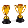 8.5cm Plastic Gold Trophies 2pk