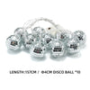 1.57m Mirror Disco Balls String Lights