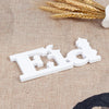 EID White Wooden Table Sign Decoration