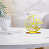 EID Mubarak Moon Gold Table Centrepiece Decoration