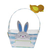 Easter Bunny Pink & Blue Paper Basket 4pk