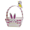 Easter Bunny Pink & Blue Paper Basket 4pk