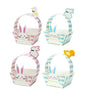 Easter Bunny Pink & Blue Paper Basket 4pk