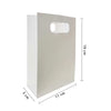 6pk 18cm White Party Bags