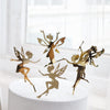 5pcs Fairy Luxe Gold Acrylic Cake Topper