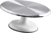 Aluminum 10inches Cake Baking Turntable - White