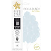 18pk Sempertex / Five Star Matte White 30cm Latex Balloons