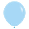 6PK Fashion Pastel Matte Blue Sempertex 46cm 18'' Latex Balloons