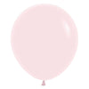 6PK Fashion Pastel Matte Pink Sempertex 46cm 18'' Latex Balloons
