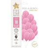 18pk Sempertex / Five Star Shimmer Pearl Pink 30cm Latex Balloons