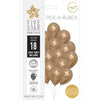 18pk Sempertex / Five Star Reflex Gold  30cm Latex Balloons