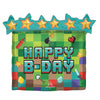 SuperShape TNT Game Pixel Party Happy Birthday Foil Balloon