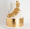 30pcs Gold Balls Cake Toppers Cake Decorations