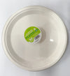 50pk Large White Round Sugarcane Plates 23cm