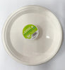 50pk Large White Round Sugarcane Plates 23cm