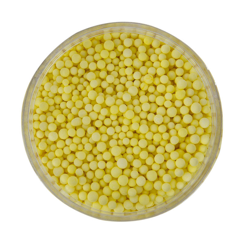 Pastel Yellow NONPAREILS Edible Cake SPRINKLES BY SPRINKS 85g Top