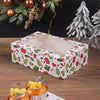 6 Cupcake White Christmas Clear Window Box With insert