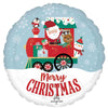 Merry Christmas Foil 45cm Round Foil Balloon