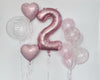 Number & Confetti Helium Bouquet