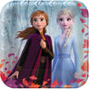 Disney Frozen Party Frozen 2  Large Square Paper Plates