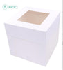 8x8x8'' Inch White Square Tall Cake Box