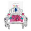 Princess Silver Happy Birthday Jewelled Tiara