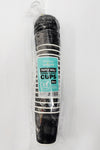 15pk 8oz Tripple Wall Black Extra Strong Paper Coffee Cups With Lids