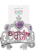 Princess Silver Birthday Girl Jewelled Tiara