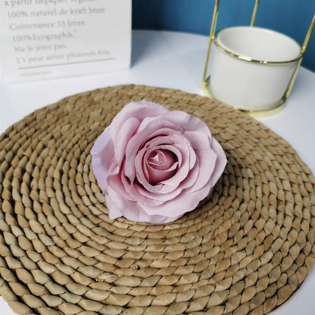 Dusk Pink Artificial Rose Flower Head – Top Party Supplies, Hoppers ...