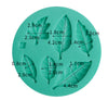 Rose , Marple LEAF Silicone Fondant Mould