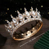Gold Baroque Sparkly Diamond Queen Crown / Tiaras Cake Topper