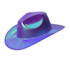 Iridescent Shiny Purple Cowboy Hat