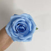 Baby Blue Artificial Rose Flower Head